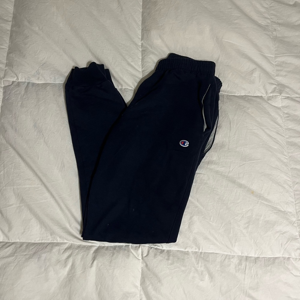 Champion Navy Blue Tapered Sweatpants
